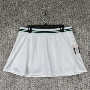 Tommy Bahama Skort Women's Size XL Everyday Active White Green Golf Tennis New